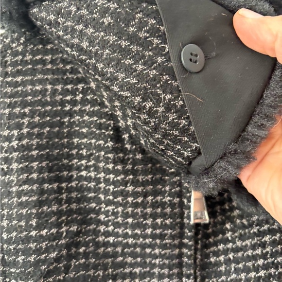 Club Monaco Mixed Media Bomber Jacket - Picture 8 of 11